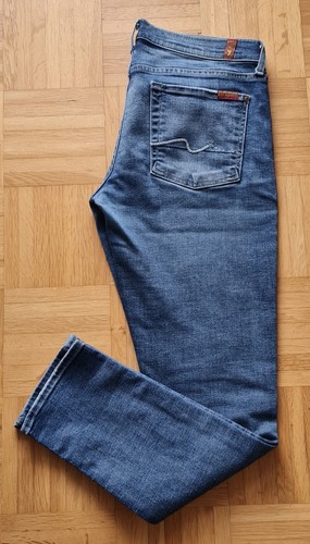 7 Seven for all Mankind Josefina Skinny Boyfriend, W27 (28) ♥ Blau used ♥ TOP - Bild 5 von 16