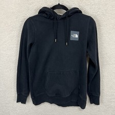 The North Face Box Hoodie Women  s S Black Kangaroo Pocket Long Sleeve Pullover