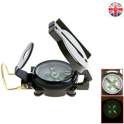 Pocket Outdoor Military Army Hiking Camping Len Survival Lensatic Mini Compas uk