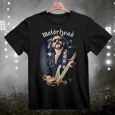 Motorhead Lemmy Kilmister Rock, Band T-Shirt Black S-3XL