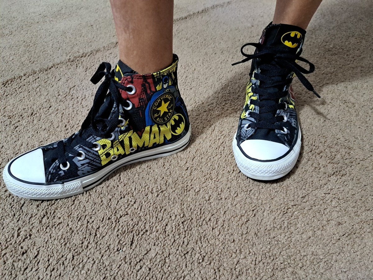 Converse Batman DC Comics Sneakers Comic Print Canvas Shoes