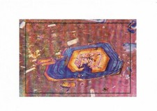 Postal Plagioclasa en Andesita - Microscopía Interferencia Láser Geología COMO NUEVO