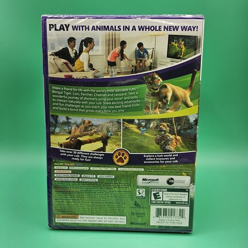 Kinectimals (Microsoft Xbox 360, 2010) - Brand New SEALED Kinect Motion Video - Picture 2 of 2
