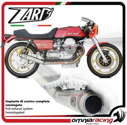 Zard Scarico completo marmitta e collettori acciaio 2:2 racing Guzzi Le Mans - Foto 1 di 5