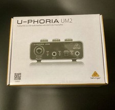 Behringer U-Phoria UM2 USB Audio Interface.