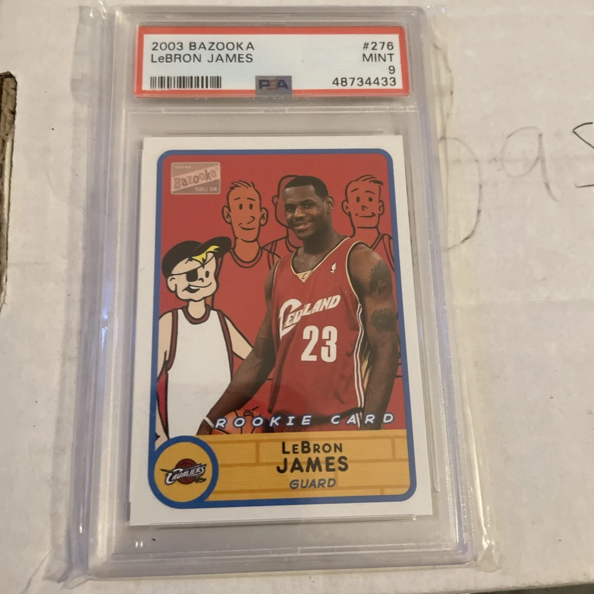 Bazooka LeBron James Basketball Sports Trading Card Singles for