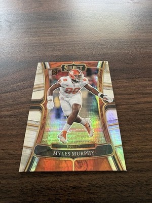 2023 Panini Select Draft Picks #11 Myles Murphy Hyper Prizm Clemson Tigers SP NM