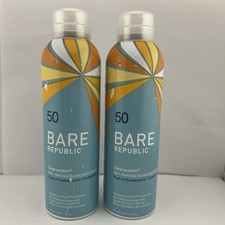 Bare Republic Clearscreen Sunscreen Spray SPF 50 READ MORE , 6 oz, 2 PACK