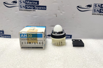 Fuji Electric AH30-ZM3-0160 Command Switch White Pilot Light 50V 2W Max