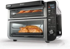 Ninja DCT451 12-in-1 Smart Double Oven with FlexDoor, Thermometer, FlavorSeal