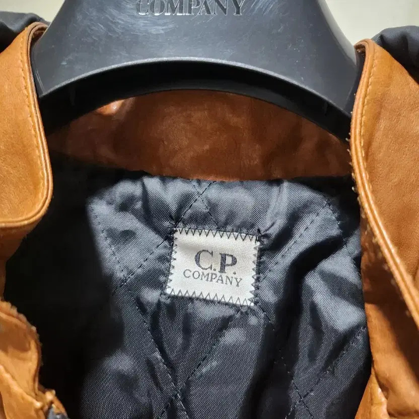 CP Company Brown Leather Hooded Jacket - Men's Outerwear thumbnail 10