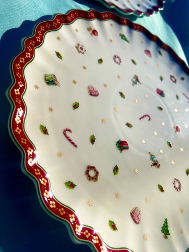 Villeroy and Boch Christmas Plates Set (6) SIX Plates 11” Toys Delight Plate Lot - Picture 1 of 11