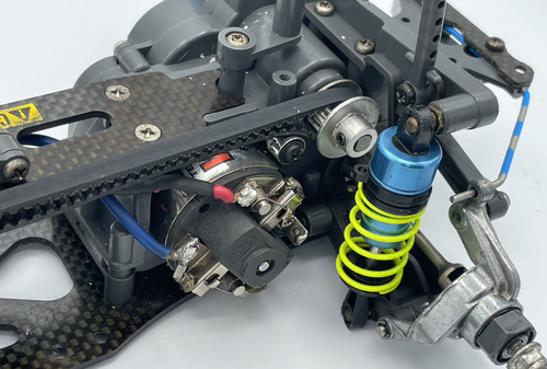 For parts TAMIYA TA03R TA-03R carbon chassis with motor - Picture 9 of 18