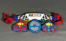 Vintage Safety Ist NASCAR Musical Light up Carrier Toy Bar Baby Crib Mobile
