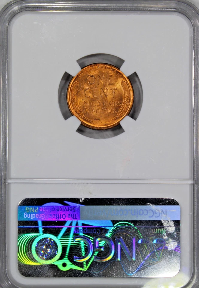 1950 NGC MS66 Red Lincoln Wheat Cent | Free Shipping - Image 4 of 4