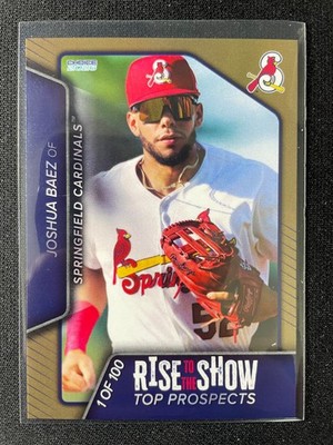2026 Choice Springfield Cardinals Joshua Baez Top Prospects GOLD 100 MADE!!!