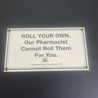 Vintage Porcelain Sign Ande Rooney 1990s Roll Your Own