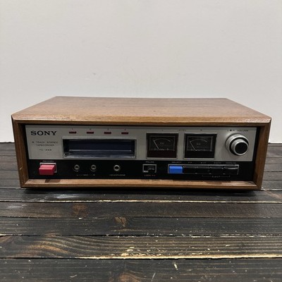 Vintage Sony TC-228 8 Track Player For Parts or Repair Powers On *Read*