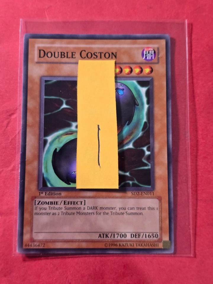 2005 Yu-Gi-Oh! SD: Zombie Madness 1st Edt #SD2EN011, Double Coston, cd1 - Image 3 of 3