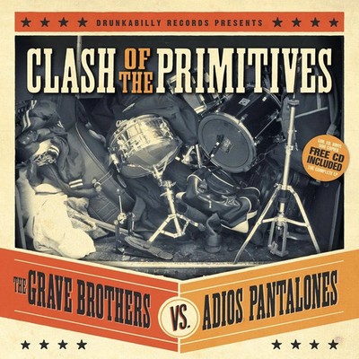 GRAVE BROTHERS vs. ADIOS PANTALONES Clash of the Primitives CD - psychobilly NEW