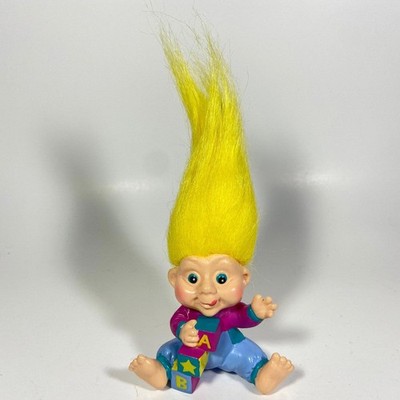 2.5  1990s Applause Magic Troll Babies - Diana With Blocks
