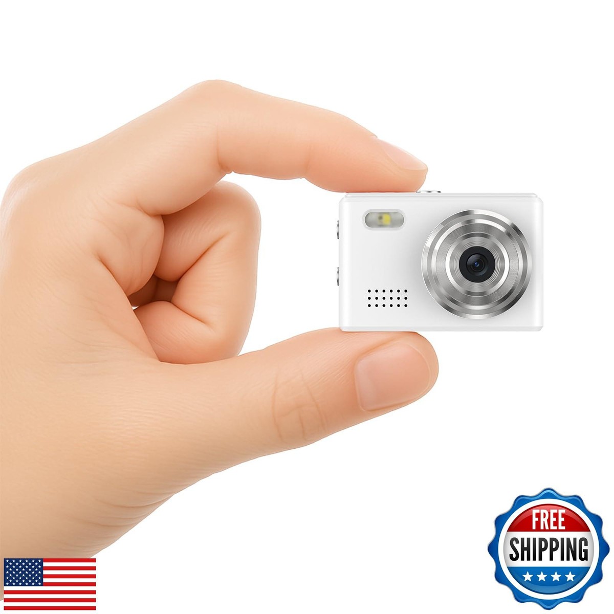 Dienspeak Mini Camera 1080P HD Video Recorder Keychain Digital