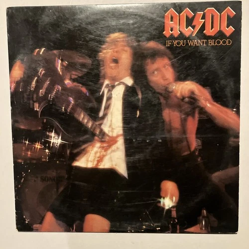 AC/DC if You Want Blood You've Got It LP 1978 Atlantic SD 19212 1st Press Vinyl