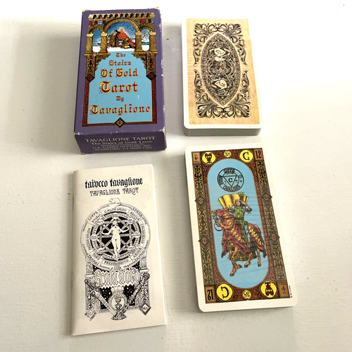 The Stairs of Gold Tarot by Tavaglione - 1979 Tarot Card Deck - Cards sealed - Picture 3 of 9