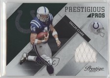 2010 Playoff Prestige Prestigious Pros Green Materials /100 Dallas Clark #8 0af