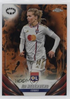 2023-24 Topps Chrome UEFA Women's Champions League 28/75 Ada Hegerberg #14 0jo3