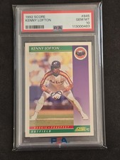 1992 Score Kenny Lofton #845 Rookie RC Astros PSA 10 GEM MINT Pop 23