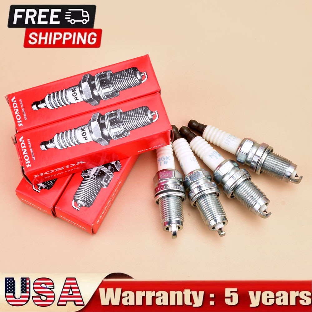 4PCS NGK Spark plugs For IZFR6K-11S OEM 9807B-561BW LASER IRIDIUM HONDA CIVIC