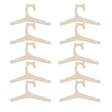 Wooden Childrens Hangers Kids Hangers, 10 Pack Cute Animal Ears Wood Baby Ha...