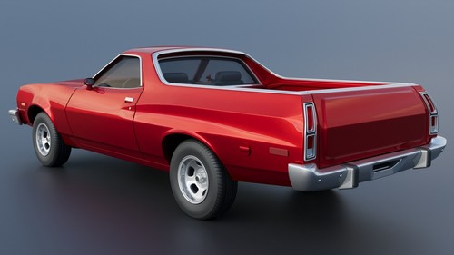 ABS-LIKE RESIN 3D PRINTED 1/25 1974 FORD RANCHERO FULL KIT - Picture 4 of 11