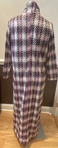 Vintage RUTH WALTER 60s-70s MOD MAXI DRESS Size Medium Zipper Turtleneck - Picture 7 of 11