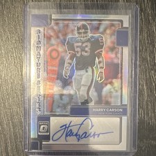 Panini 2022 Donruss Optic Harry Carson SS-HC Signature Series Holo Auto