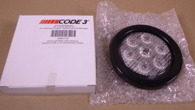 Code 3 ESG 36PAR LED Ground Light 12VDC 2 Wire 5.4'' , GNDLT-W