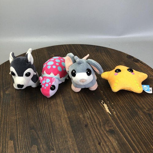 Adopt Me Small Plush Stuffed Toy Set 4 Husky Mouse Armadillo Starfish 2023