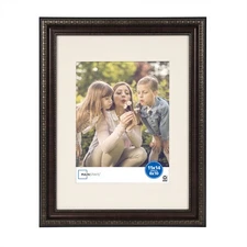  11x14 Matted to 8x10 Mahogany Decorative Wall Picture Frame