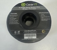 GearIT 16 Gauge Marine Speaker Wire 50ft OFC Tinned Copper CL3 Waterproof