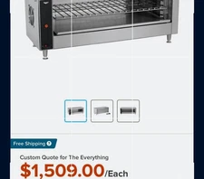 Vollrath CM4-20835 JW30 35" Countertop Cheese Melter - 208V