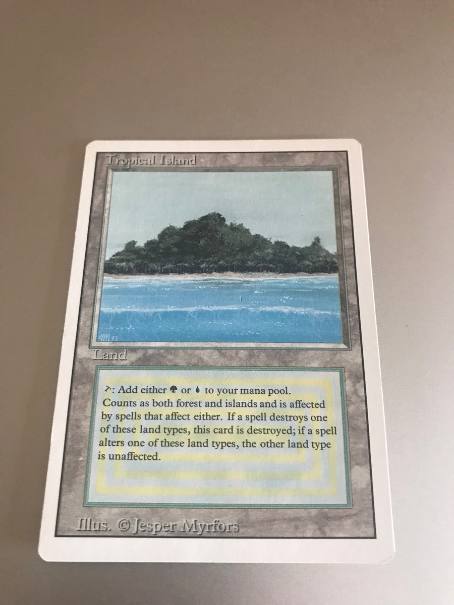 マジック：ザ・ギャザリング Tropical  3ED Revised MTG Tropical ③ Tropical Island | 3rd Edition / Revised