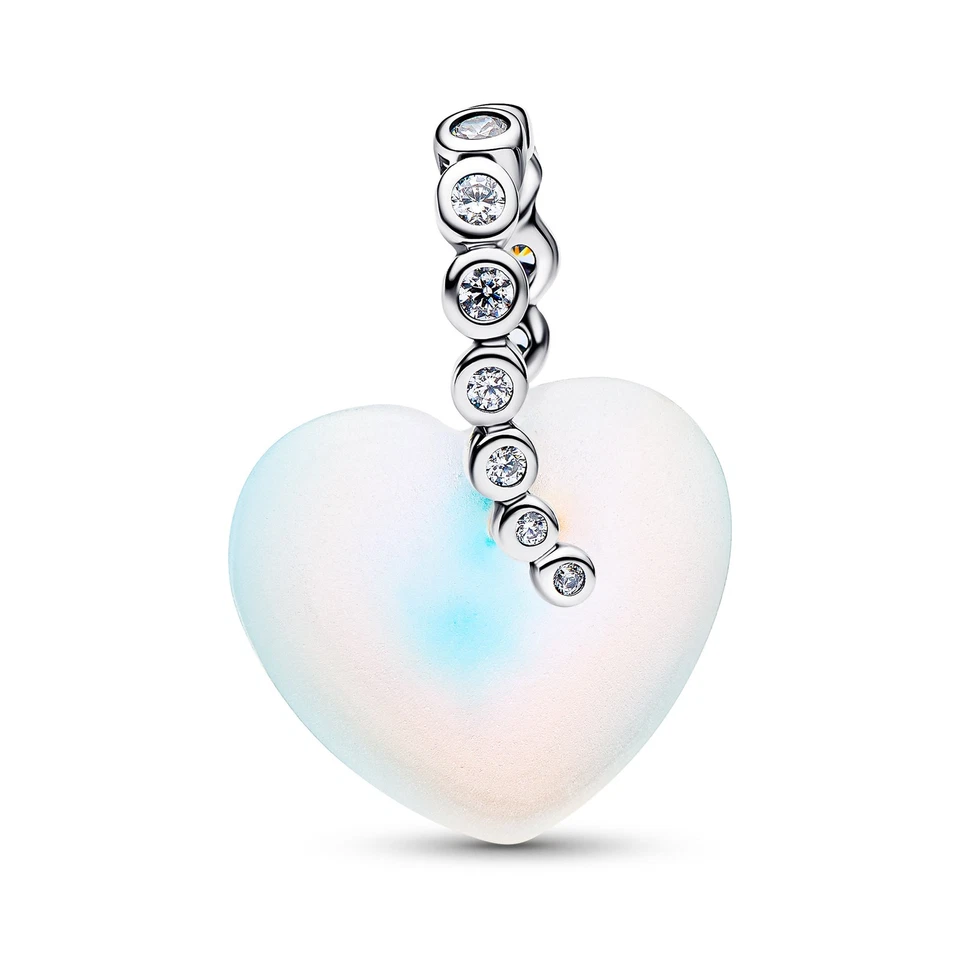 PANDORA Schmuck Charm-Anhänger Silber Sternschnuppe & Herz 794143C01 - Bild 2 von 4