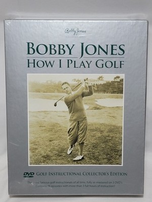 NEW Bobby Jones - How I Play Golf Instructional Collector's Edition 3 DVD & Book