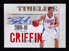 2009 Playoff National Treasures Timeline Materials 27/30 Blake Griffin Auto 9c6