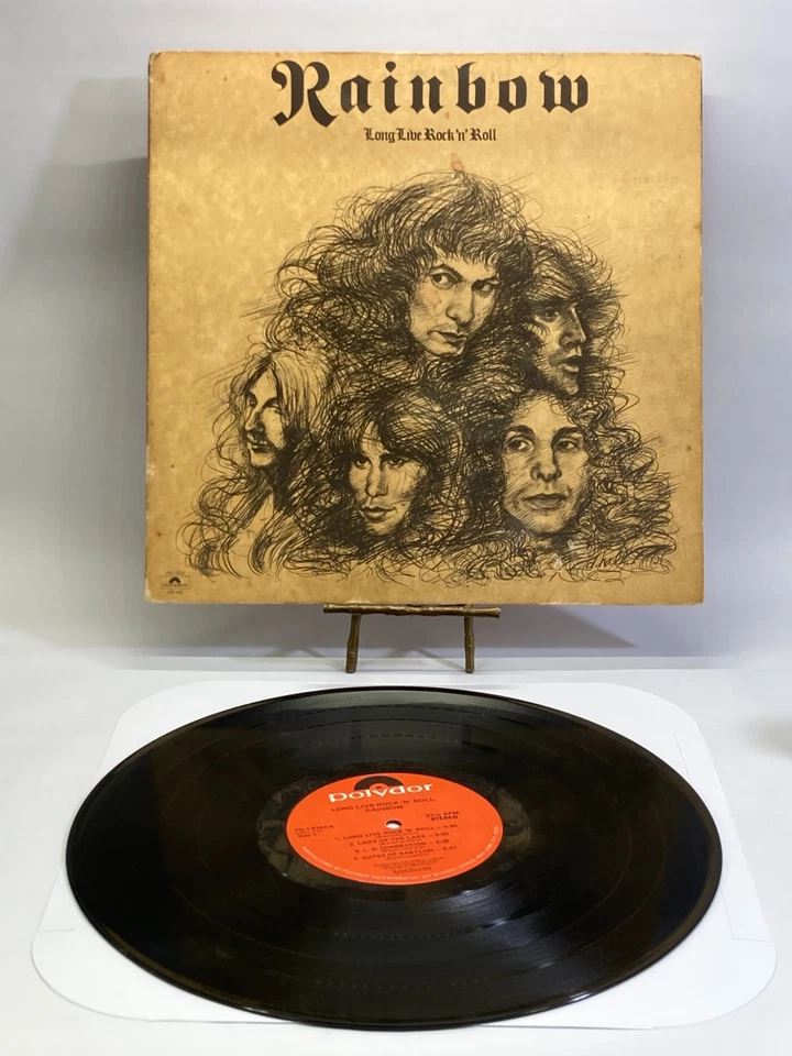 Rainbow Long Live Rock 'N' Roll Vintage Vinyl LP 1978 Polydor Record PD-1-6143-A - Image 3 of 4