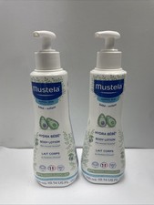  2 Mustela Hydra Bebe Baby Body Lotion 10.14 us fl oz w/ Avocado EXP 06/27  Up