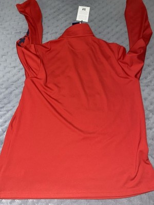 Polo Ralph Lauren U.S. Olympic Team 2020 Red 1/4 Zip Mock Neck Polo L
