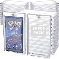 30 PCS Acrylic Booster Pack Protector-One Touch Booster Pack Magnetic Holder - U