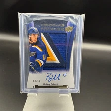 Robby Fabbri 2015-16 Upper Deck Contours Rookies RC #149 Autograph Jersey #/35